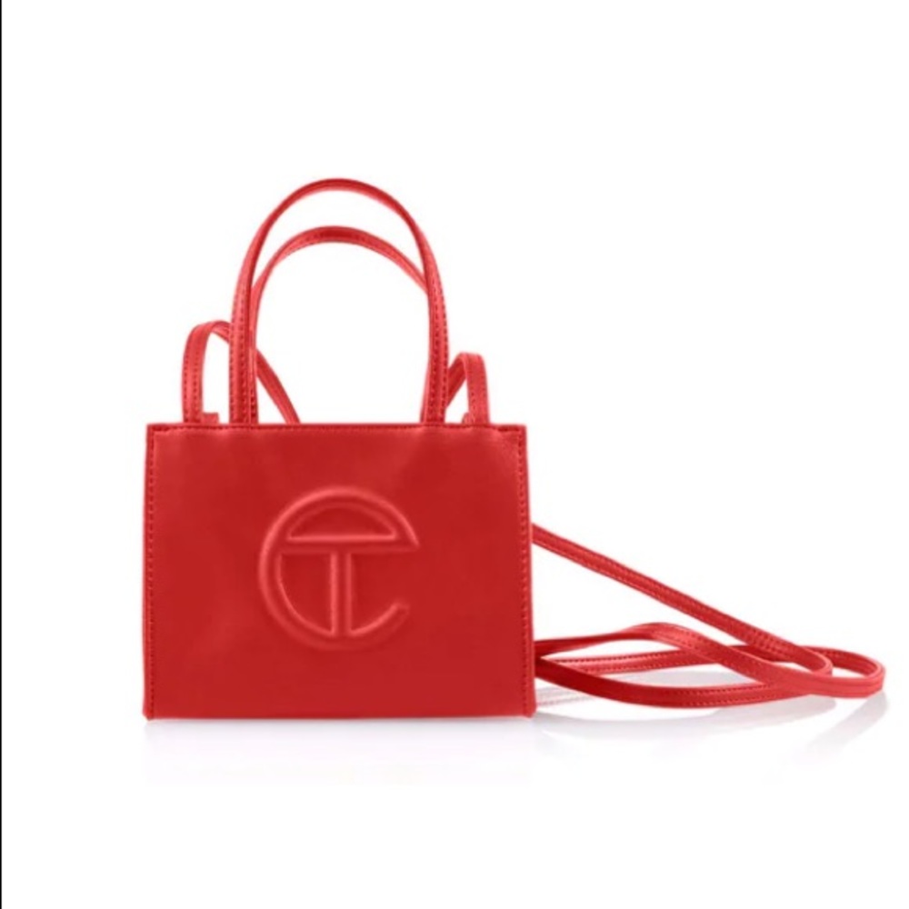 Telfar Red Small Shopping Bag